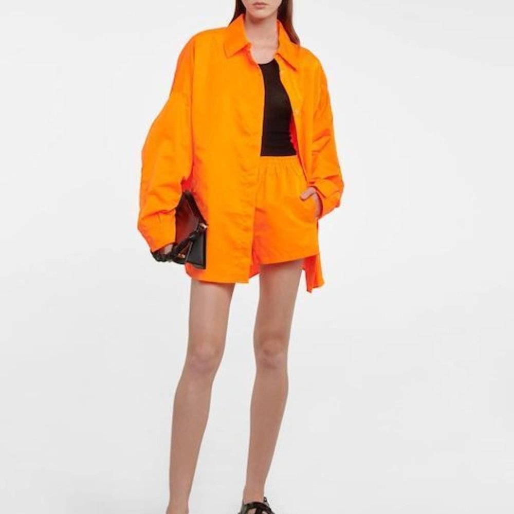 The Frankie Shop Perla Neon shell shorts XS